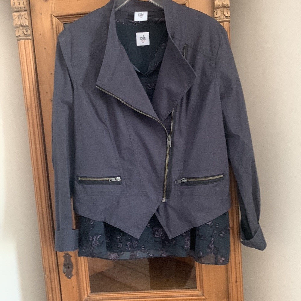 Amazing  deal!! Cabi 2 piece blouse and jacket. Super cute and only worn once.